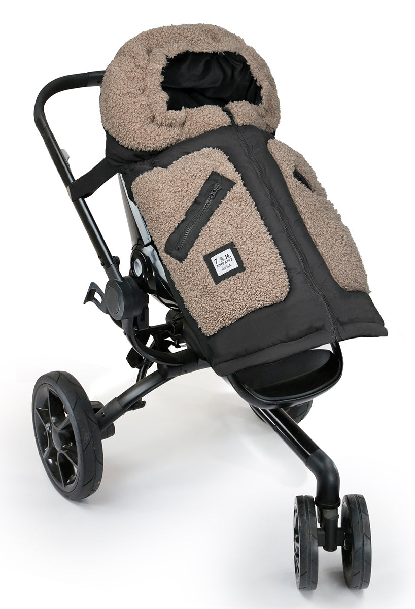 7 A.M. Enfant Blanket 212 Evolution Footmuff - Oatmeal Teddy