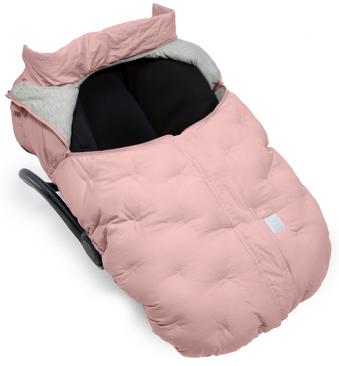 7 A.M. Enfant Car Seat Cocoon Bebe - Airy - Cameo Pink