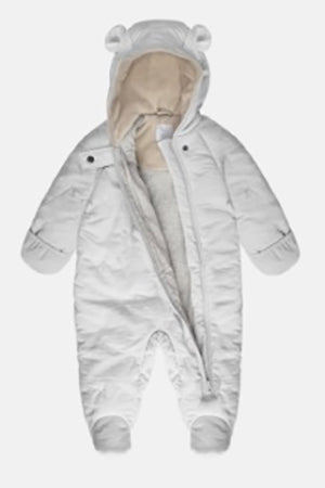 7 A.M. Enfant Snowsuit Airy - Whisper White (6-12M)