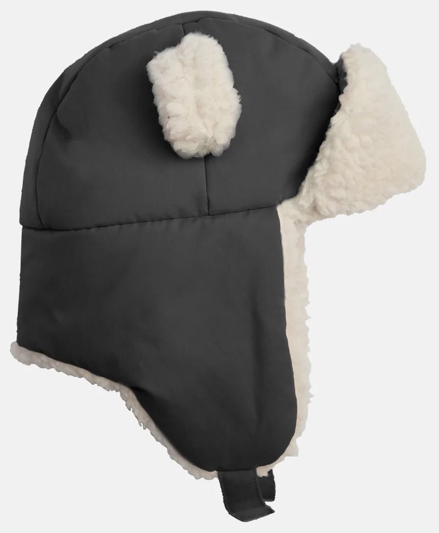 7 A.M. Enfant The Cub Mitten & Hat Set - Benji - Smokey (12-18M)