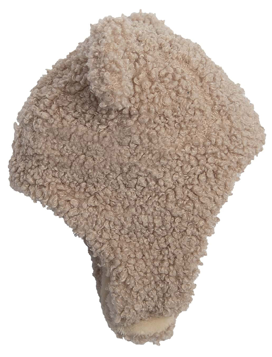 7 A.M. Enfant The Cub Mitten & Hat Set - Teddy - Oatmeal Teddy (12-24m)