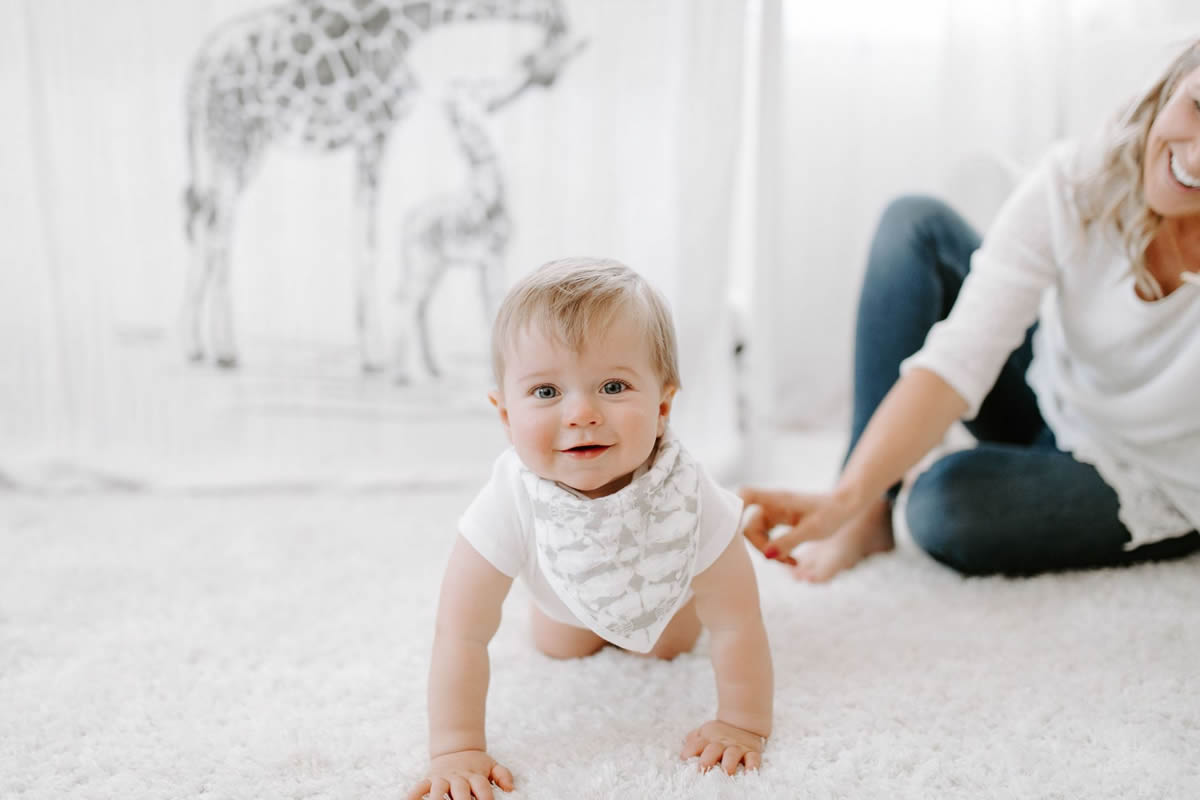 Aden + Anais Bandana Bib - Hear Me Roar Beetle Print