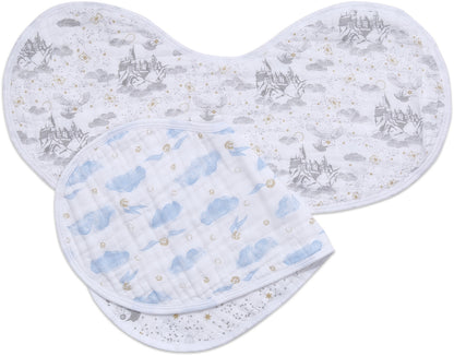 Aden + Anais Burpy Bibs, 2 Pack - Harry Potter Iconic