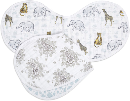 Aden + Anais Burpy Bibs, 2 Pack - Jungle