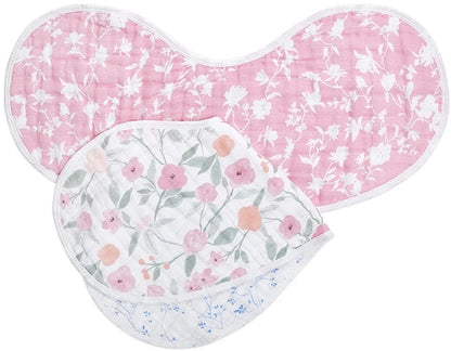 Aden + Anais Burpy Bibs, 2 Pack - Ma Fleur