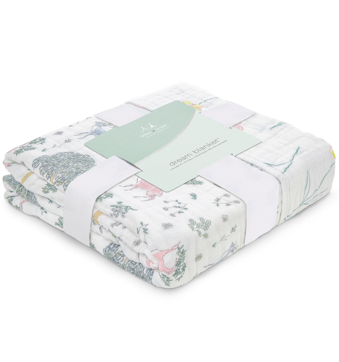 Aden + Anais Classic Dream Blanket - Forest Fantasy Deer