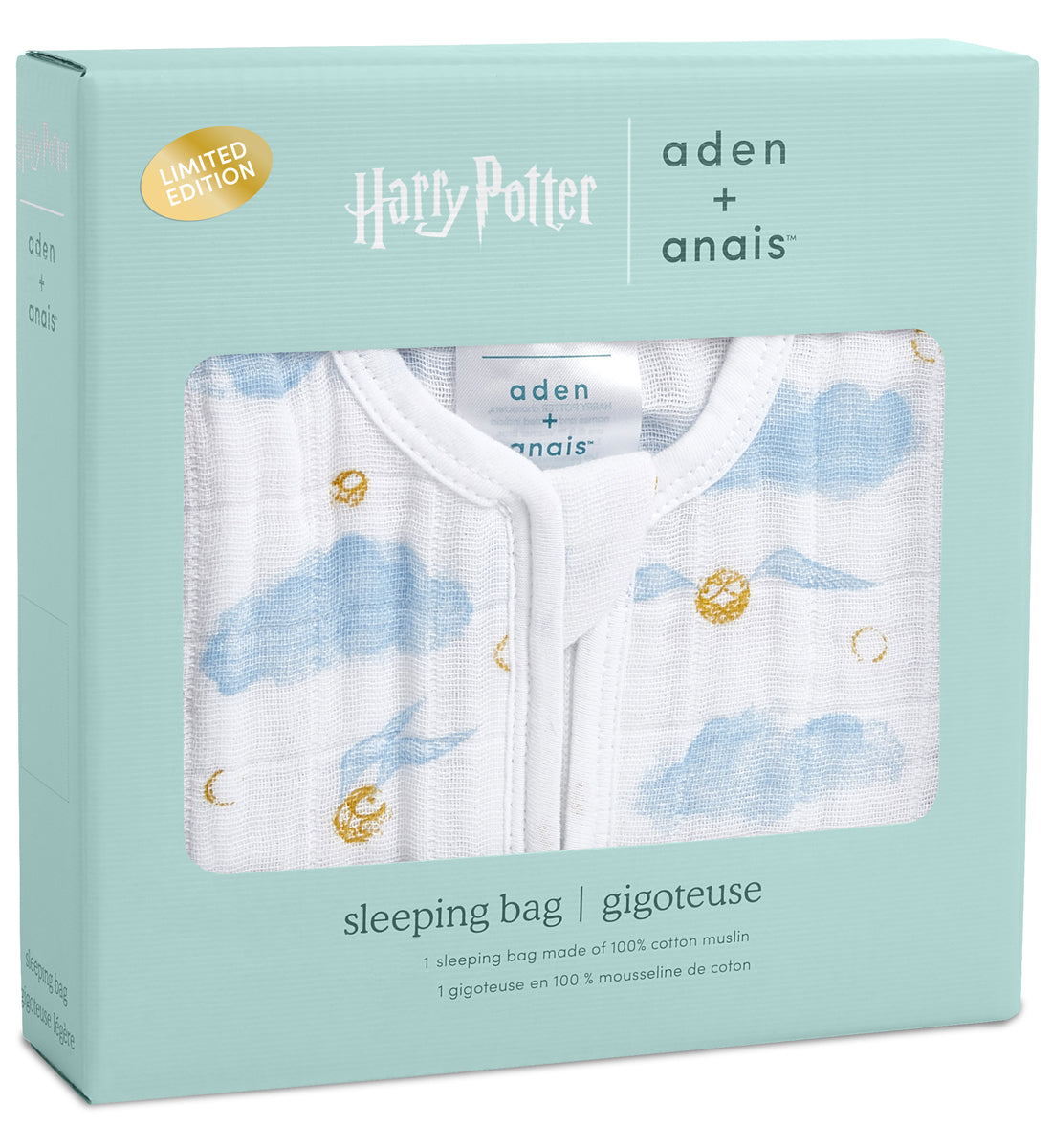 Aden + Anais Classic Sleeping Bag - Harry Potter - Small (0-6 Months)