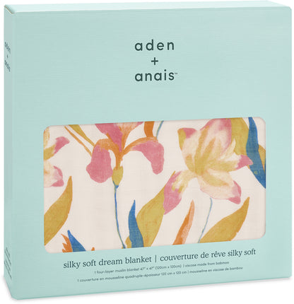 Aden + Anais Silky Soft Dream Blanket - Marine Gardens