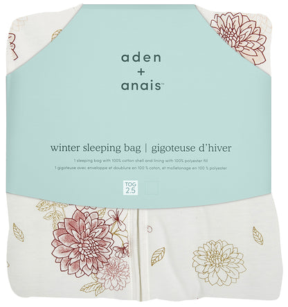 Aden + Anais Winter Sleeping Bag - Dahlias (18-36 Months)