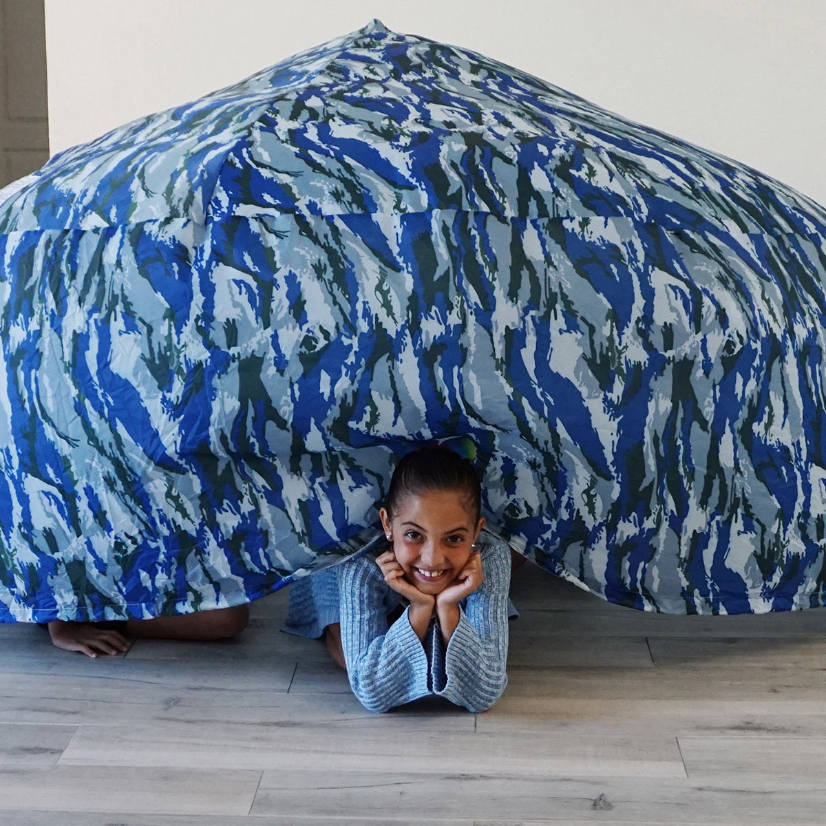 Airfort Inflatable Fort for Kids - Ocean Camo