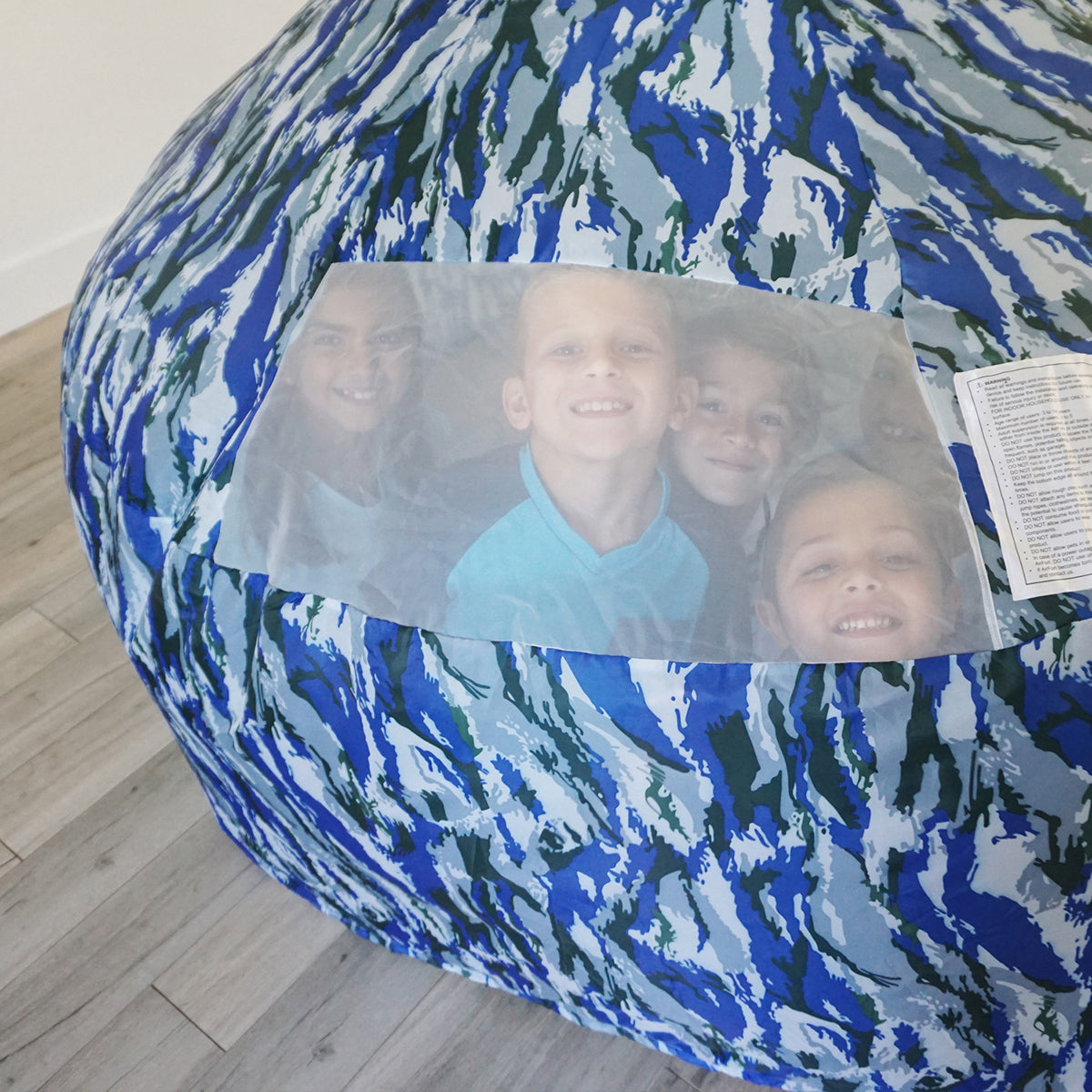 Airfort Inflatable Fort for Kids - Ocean Camo