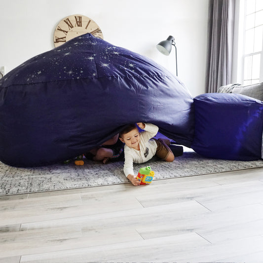 Airfort Inflatable Fort for Kids Starry Night (Glow)