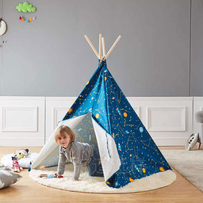 Wonder & Wise Glow In The Dark Starry Sky Play Tent