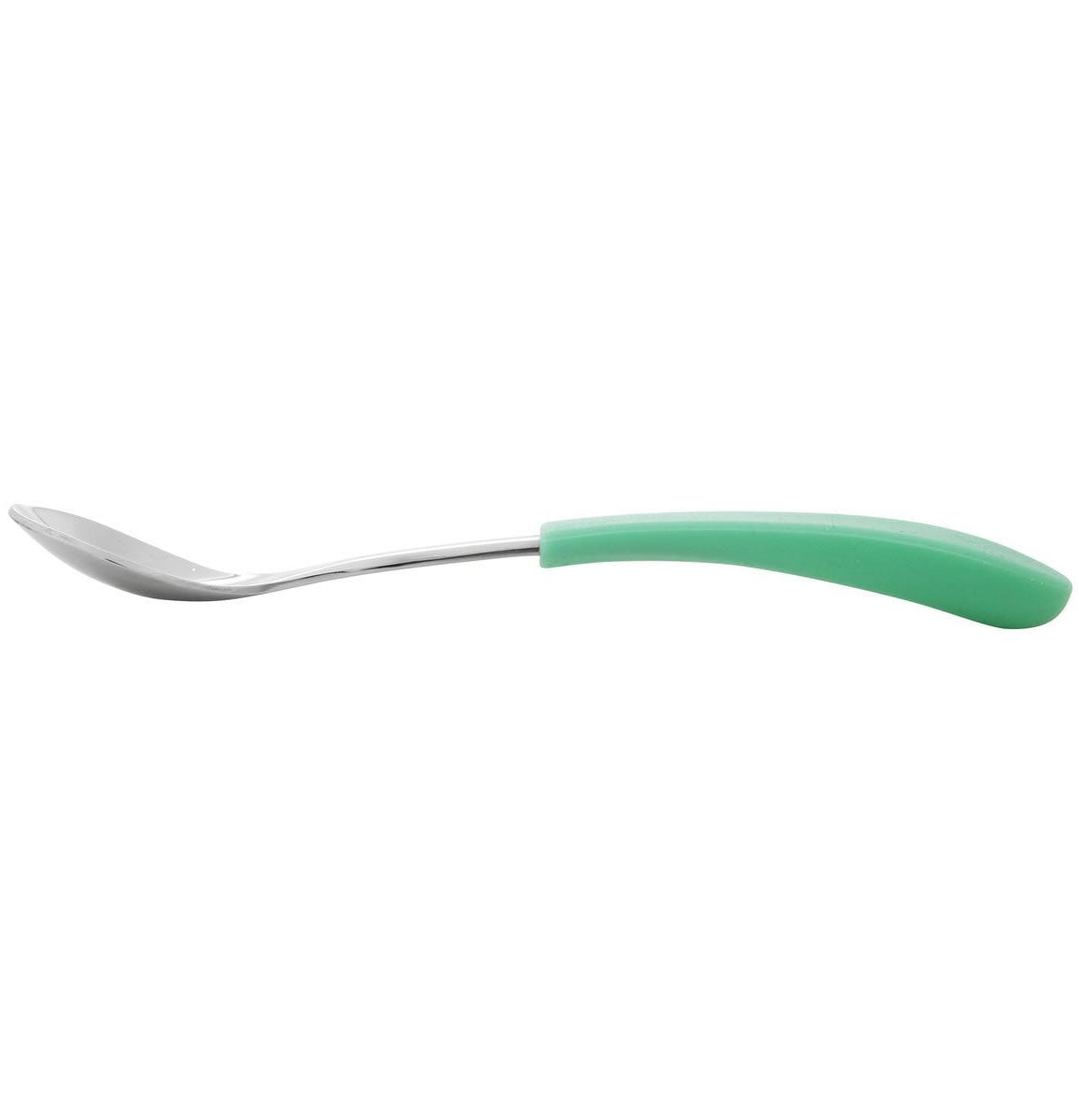 Avanchy Stainless Steel Infant Spoons, 2 Pack - Green