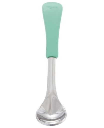 Avanchy Stainless Steel Infant Spoons, 2 Pack - Green