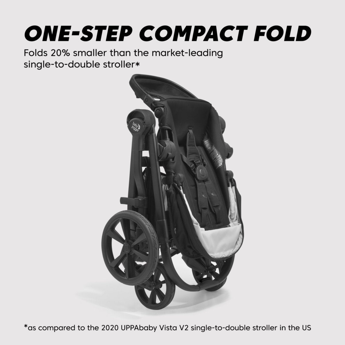 Baby Jogger City Select 2 Double Stroller Bundle - Eco Collection - Harbor Grey