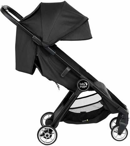 Baby Jogger City Tour 2 Ultra-Compact Travel Stroller + Belly Bar Bundle - Jet