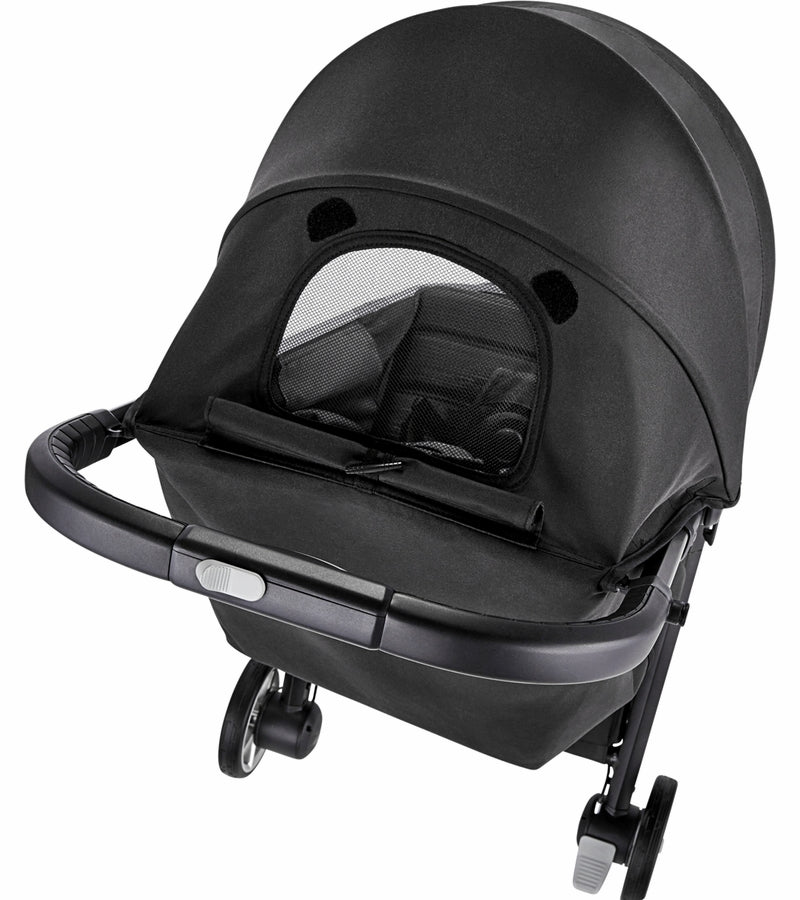 Baby Jogger City Tour 2 Ultra-Compact Travel Stroller + Belly Bar Bundle - Jet