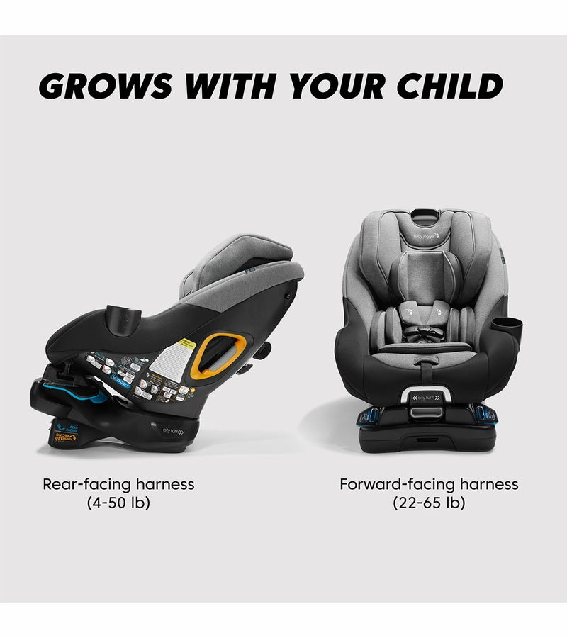 Baby Jogger City Turn Rotating Convertible Car Seat (2 Pack) - Onyx Black