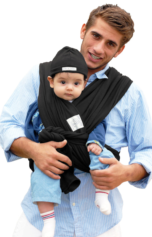 Baby K'tan Baby Carrier in Basic Black - Extra Small