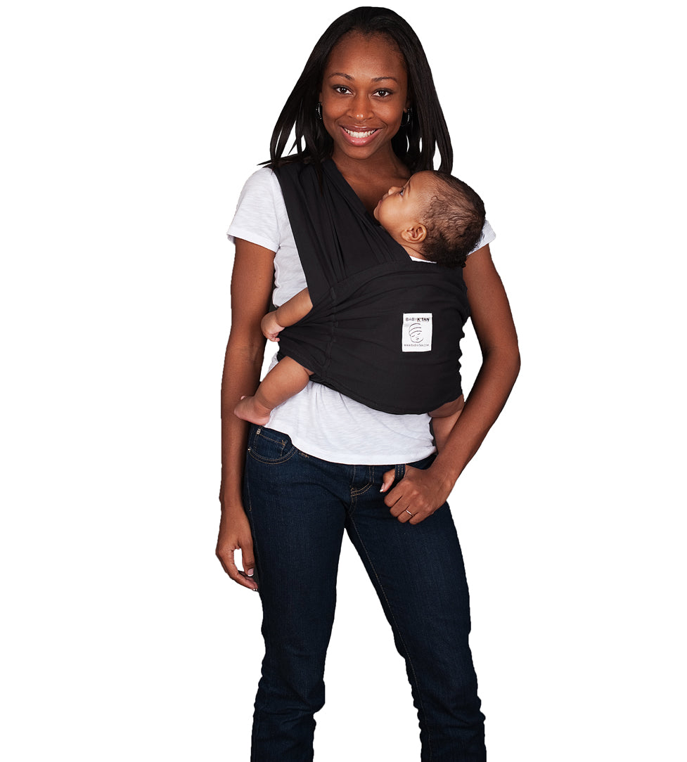 Baby K'tan Baby Carrier in Basic Black - Small