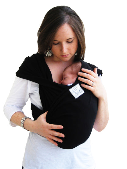 Baby K'tan Baby Carrier in Basic Black - Small