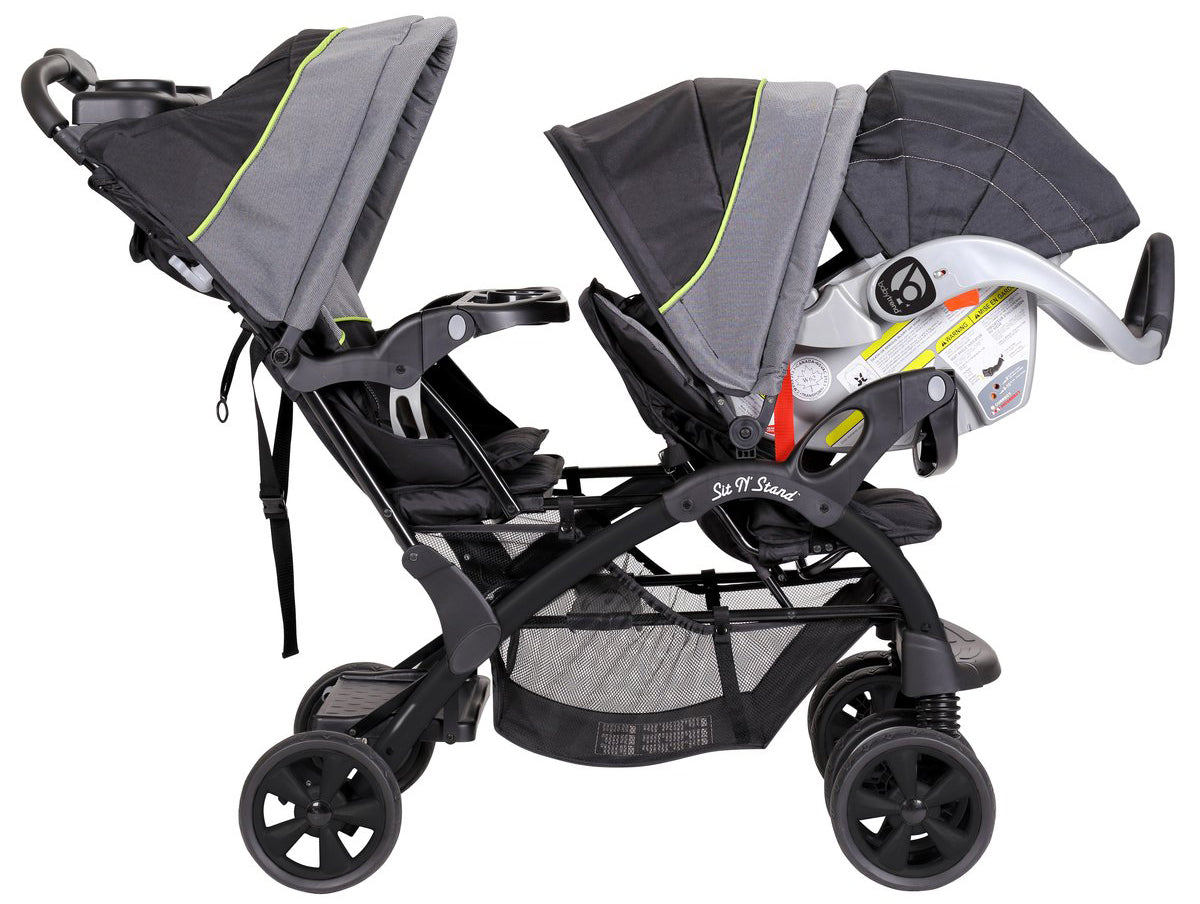 Baby Trend Sit N' Stand Double Stroller - Pistachio