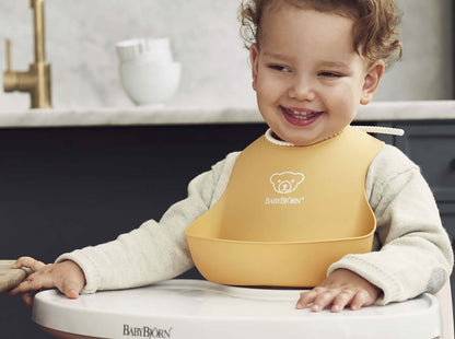 BabyBjorn Baby Bib, Powder Yellow