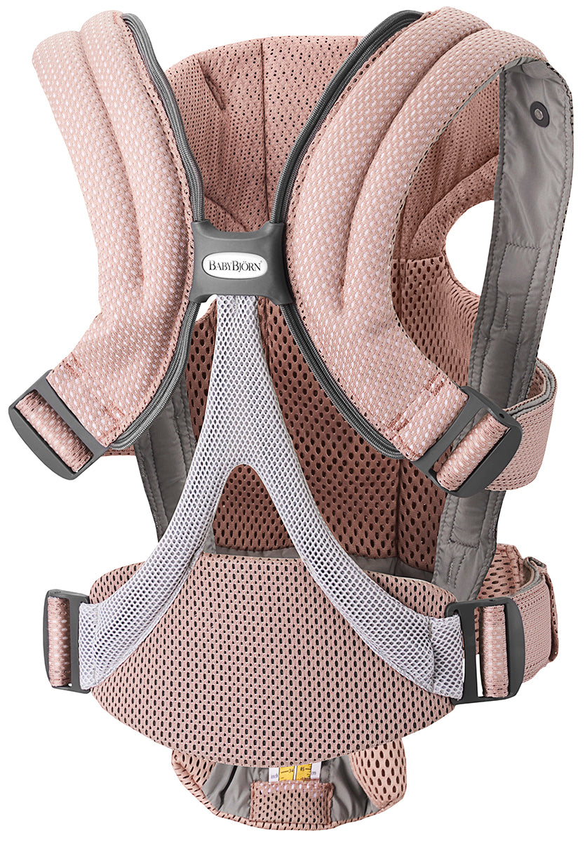 BabyBjörn Baby Carrier Free 3D Mesh, Dusty Pink