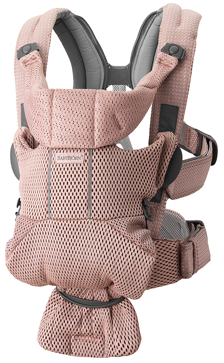 BabyBjörn Baby Carrier Free 3D Mesh, Dusty Pink