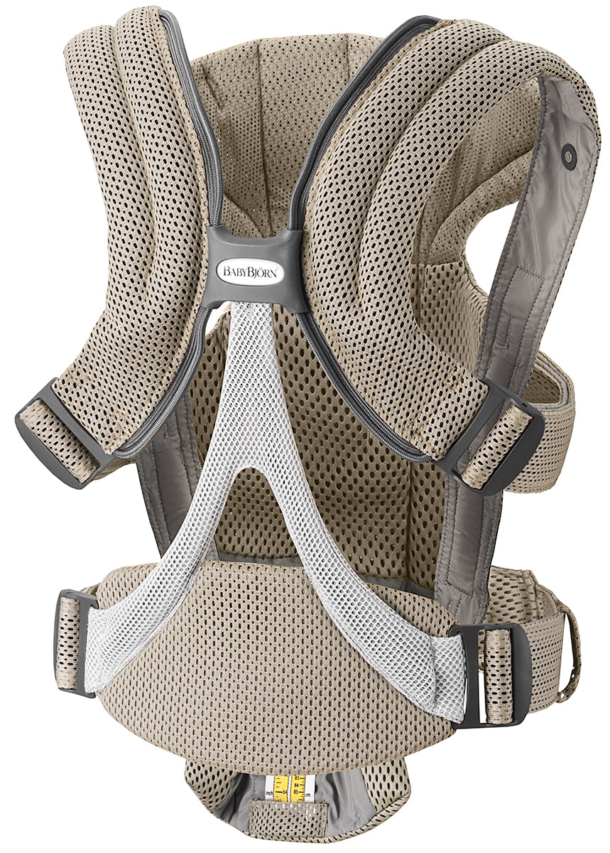 BabyBjörn Baby Carrier Free 3D Mesh, Beige Gray