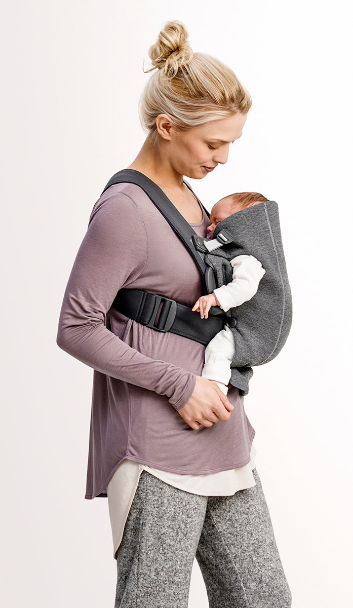 BabyBjörn Baby Carrier Mini 3D Jersey, Charcoal