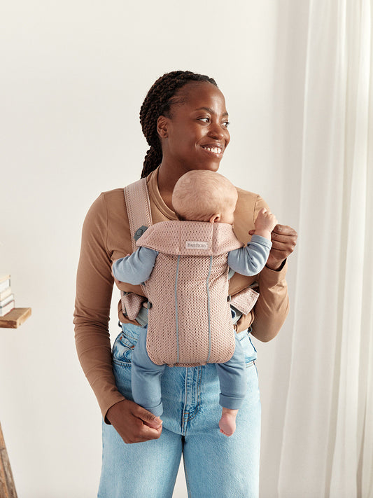 BabyBjörn Baby Carrier Mini 3D Mesh, Dusty Pink