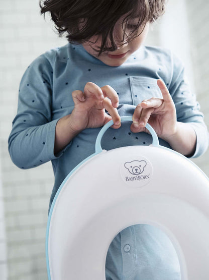 BabyBjorn Toilet Training Seat - White/Turquoise