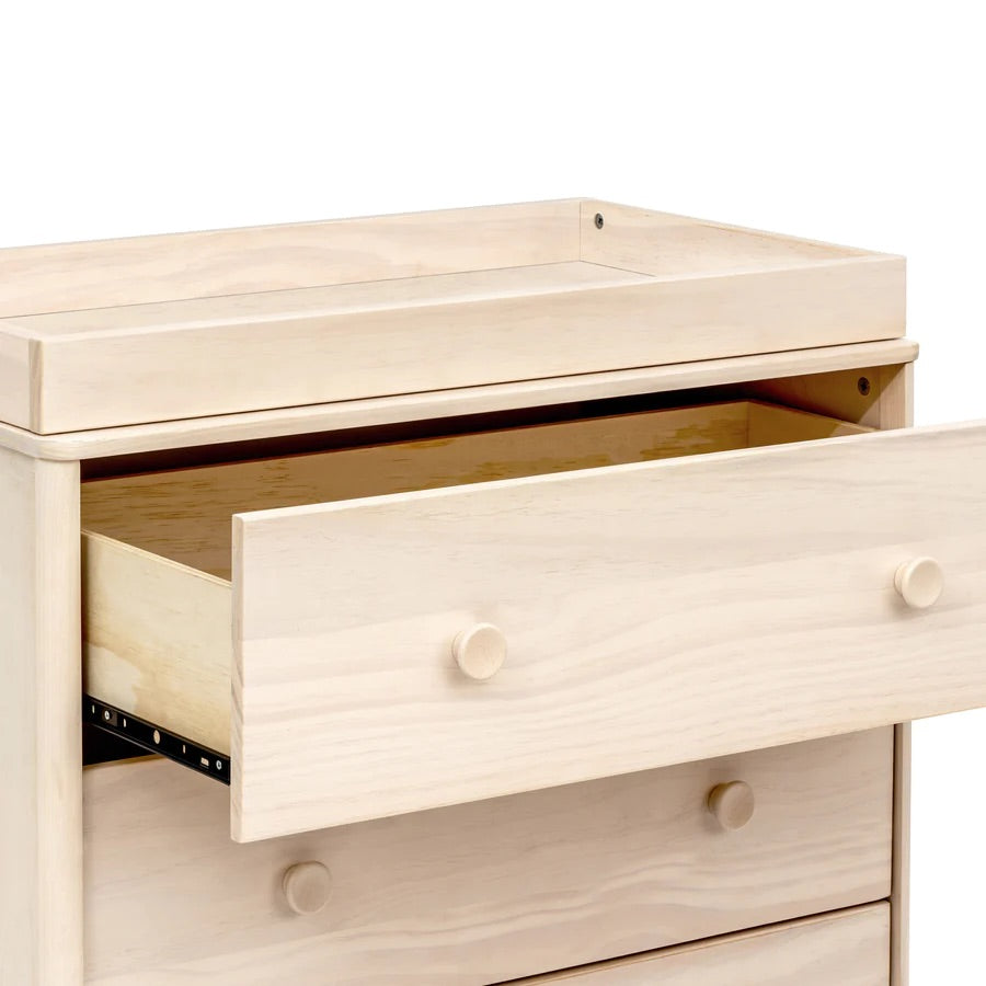 Babyletto Lolly 3-Drawer Changer Dresser, KD w/Removable Changing Tray - Washed Natural