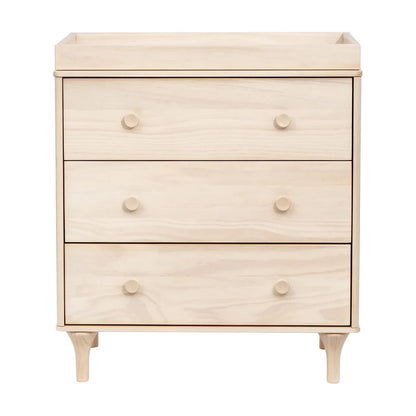 Babyletto Lolly 3-Drawer Changer Dresser, KD w/Removable Changing Tray - Washed Natural