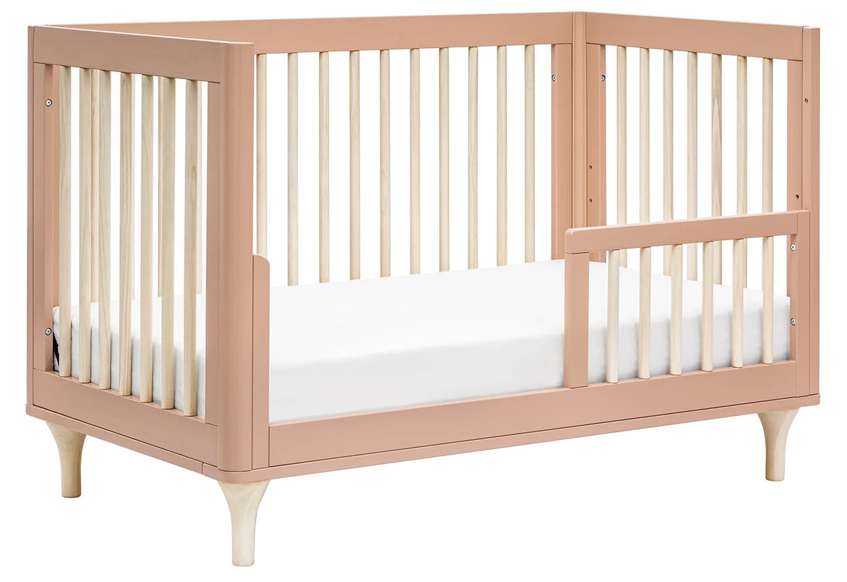 Babyletto Lolly 3-In-1 Convertible Crib with Toddler Bed Conversion Kit - Canyon/Washed Natural