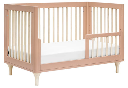 Babyletto Lolly 3-In-1 Convertible Crib with Toddler Bed Conversion Kit - Canyon/Washed Natural