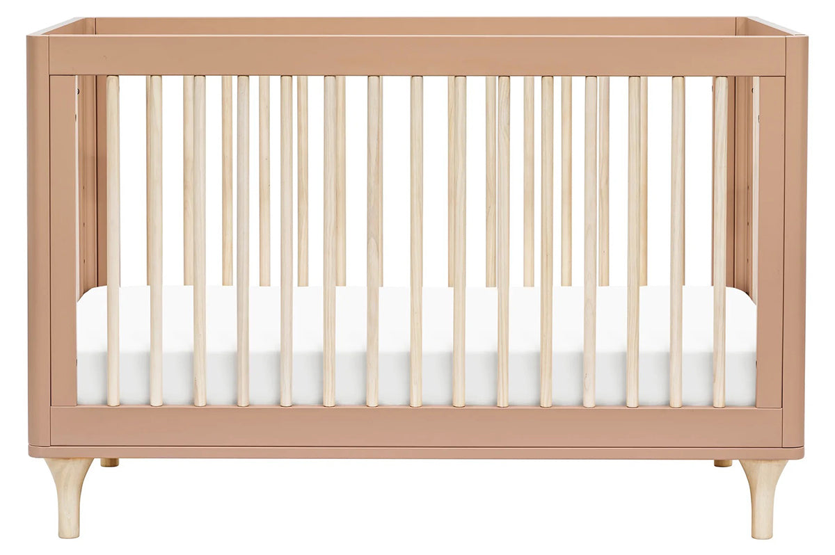 Babyletto Lolly 3-In-1 Convertible Crib with Toddler Bed Conversion Kit - Canyon/Washed Natural