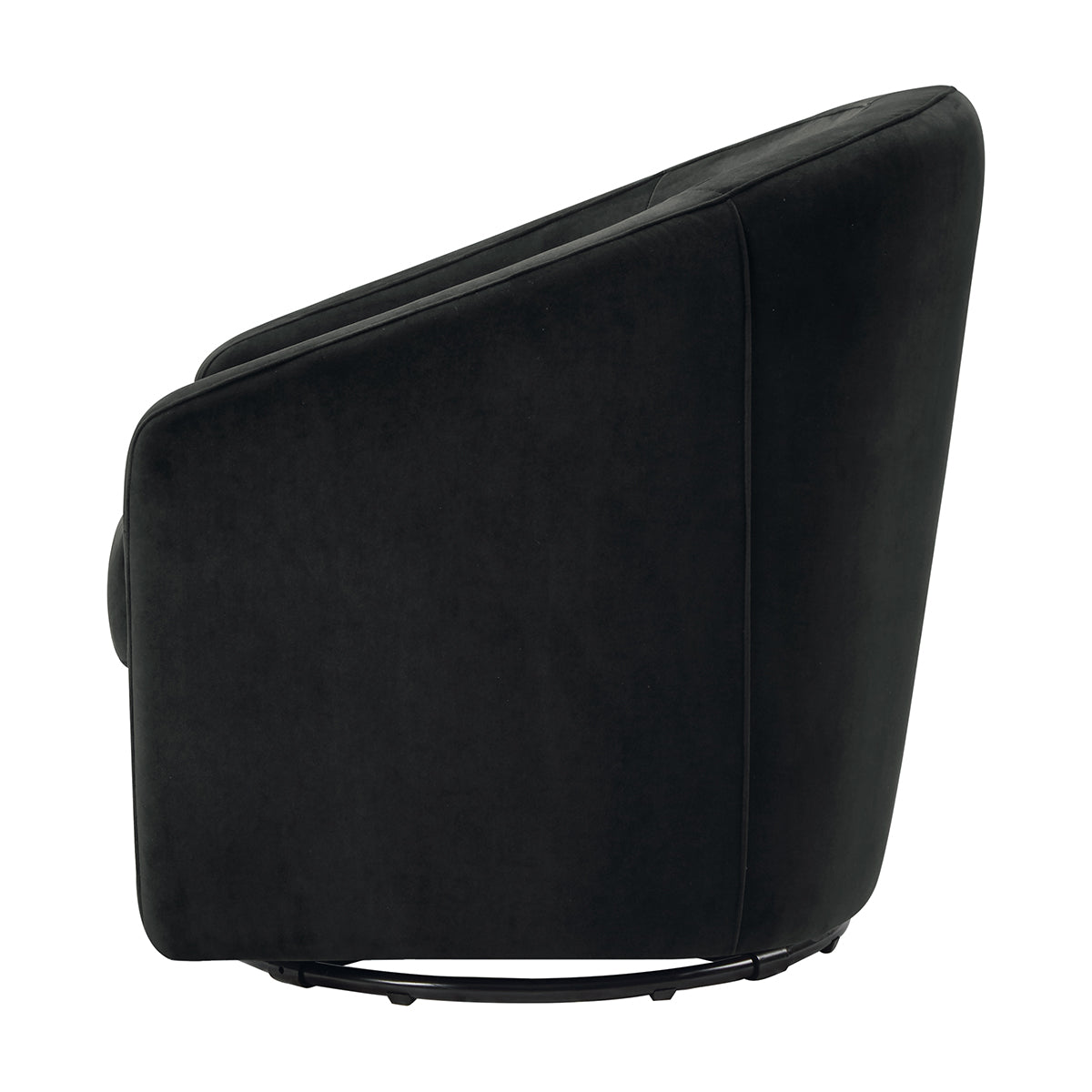 Babyletto Madison Swivel Glider - Black Velvet