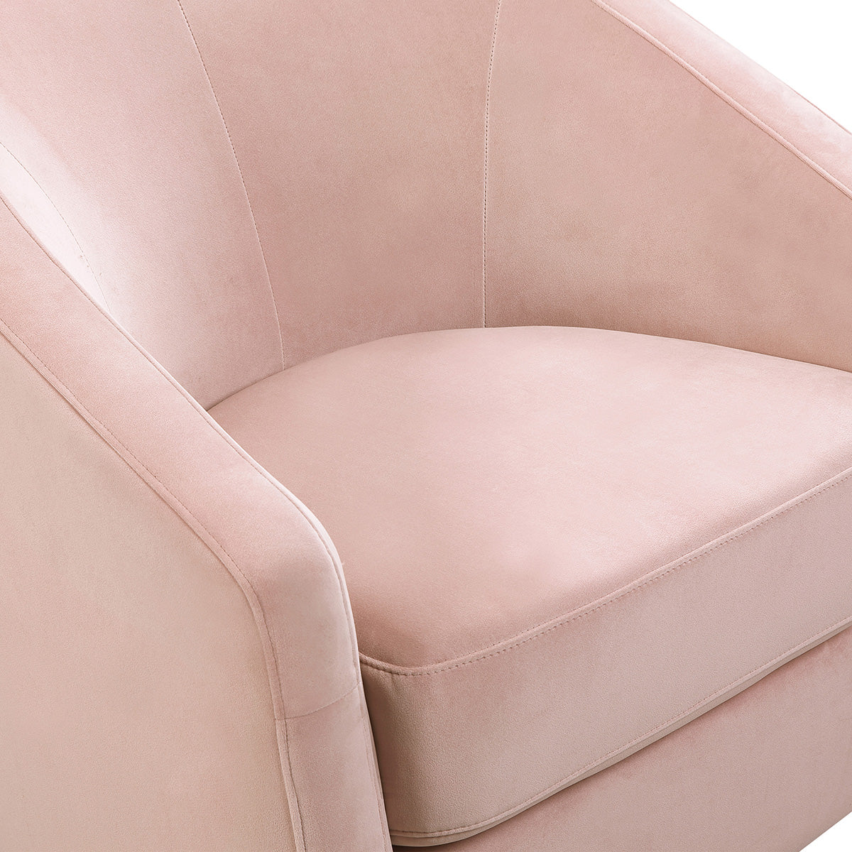 Babyletto Madison Swivel Glider - Blush Pink Velvet