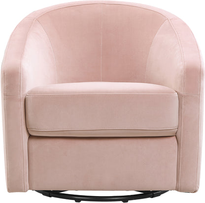 Babyletto Madison Swivel Glider - Blush Pink Velvet