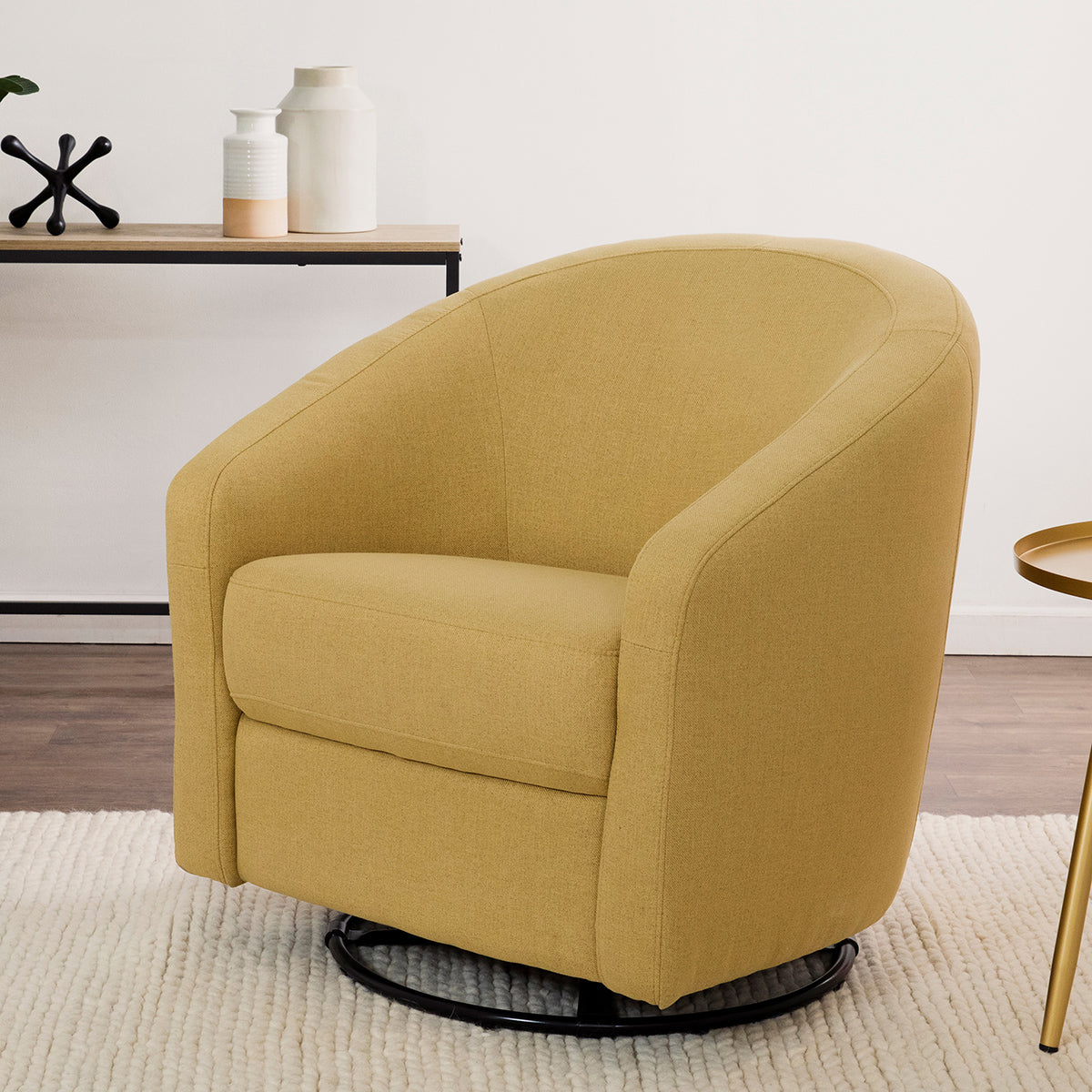 Babyletto Madison Swivel Glider - Performance Dijon Eco-Twill