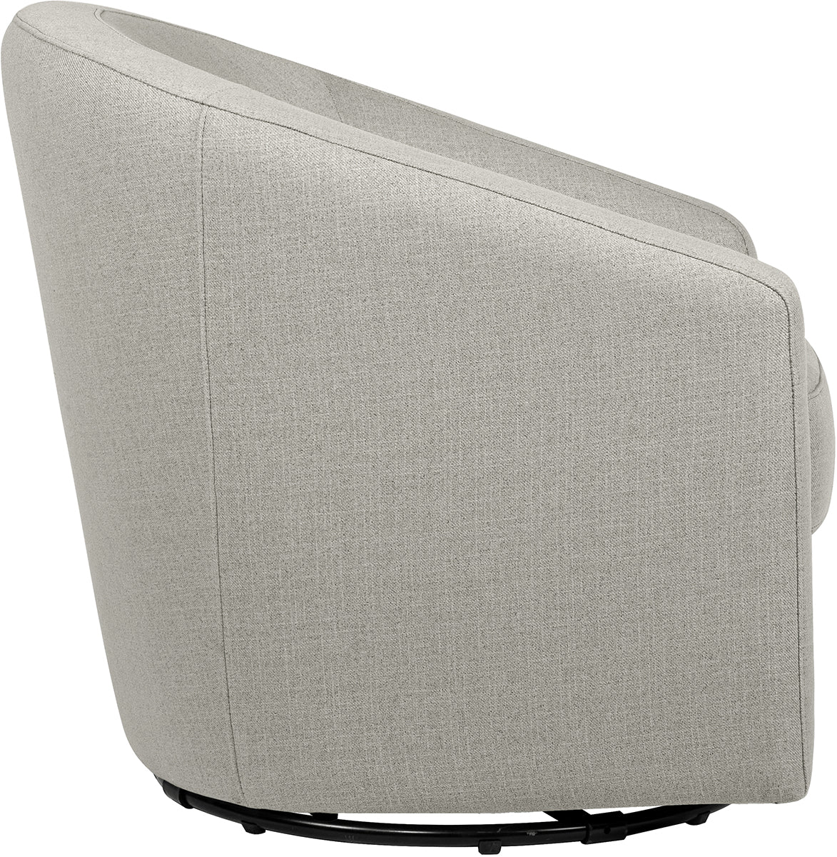 Babyletto Madison Swivel Glider - Performance Grey Eco-Twill