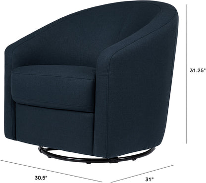 Babyletto Madison Swivel Glider - Performance Navy Eco-Twill