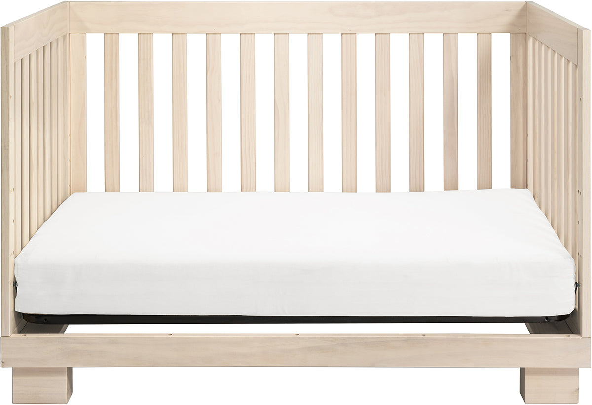 Babyletto Modo 3-in-1 Convertible Crib w/Toddler Bed Conversion Kit - Washed Natural