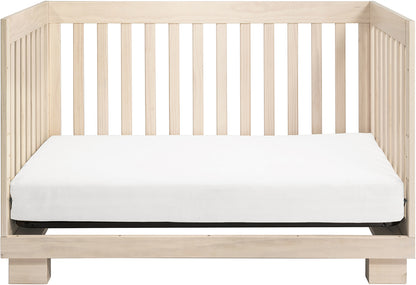 Babyletto Modo 3-in-1 Convertible Crib w/Toddler Bed Conversion Kit - Washed Natural