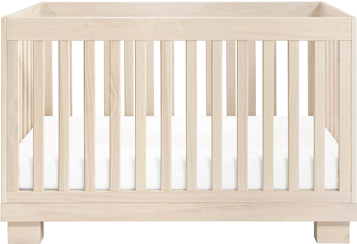 Babyletto Modo 3-in-1 Convertible Crib w/Toddler Bed Conversion Kit - Washed Natural