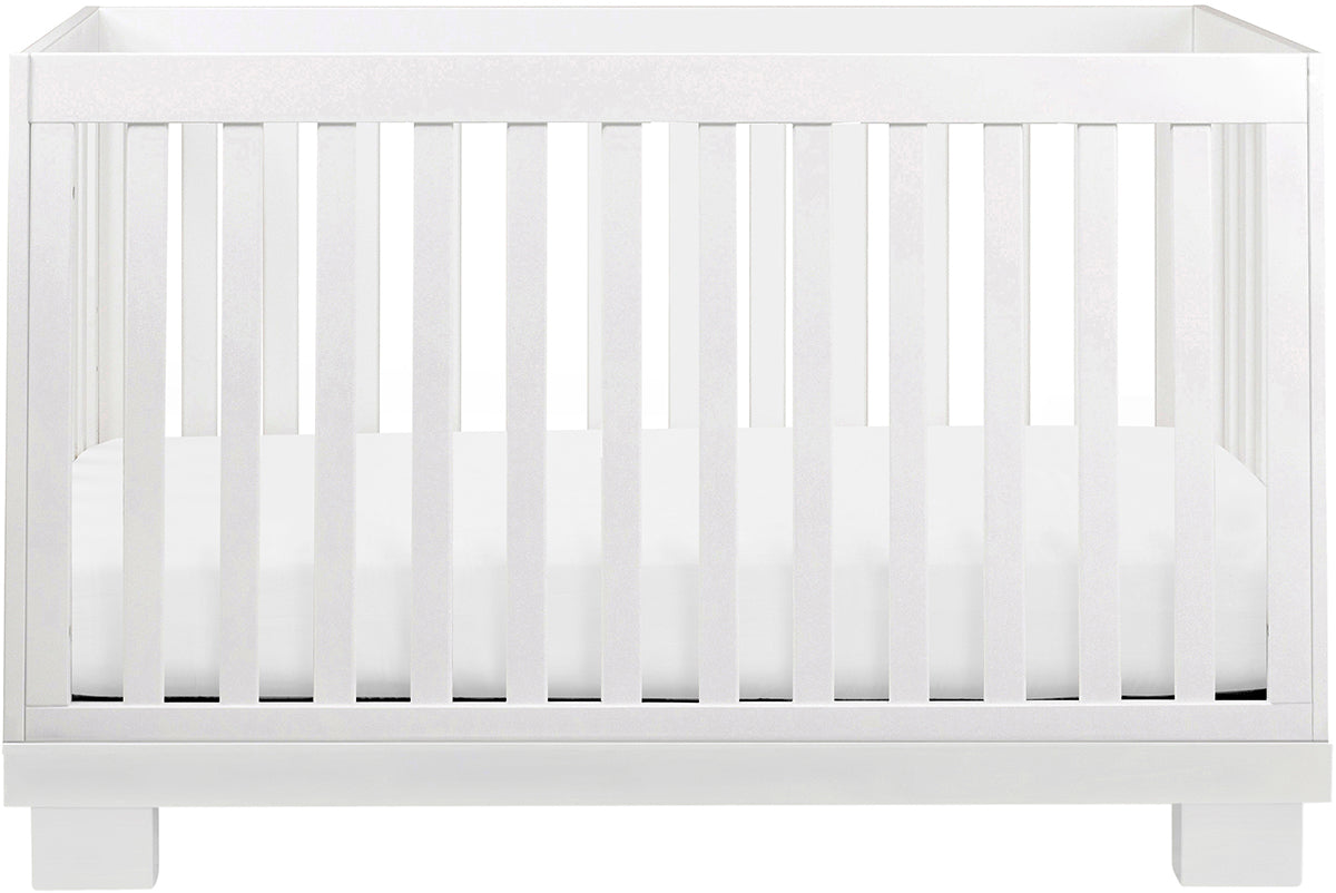 Babyletto Modo 3-in-1 Convertible Crib w/Toddler Bed Conversion Kit - White