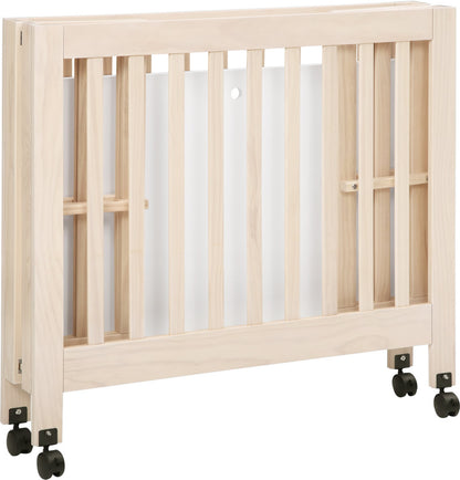 BabyLetto Origami Mini Crib - Washed Natural